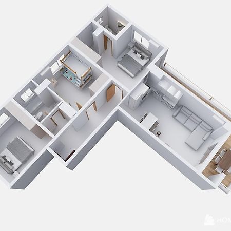 Colorful Sea View Apartment Sarandë 外观 照片