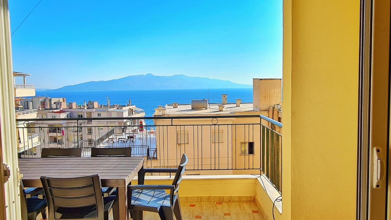 Colorful Sea View Apartment Sarandë 外观 照片